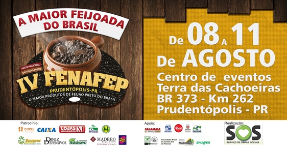 Prudentópolis realiza IV Festa Nacional do Feijão Preto