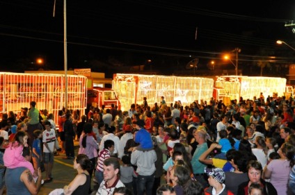 A magia de Natal na festa do Galegão