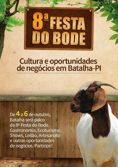 Batalha recebe a oitava Festa do Bode em outubro