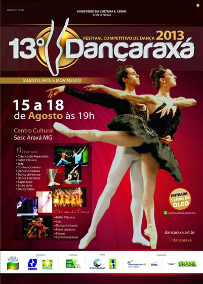 Sesc Araxá promove a 13ª edição do Festival Dançaraxá