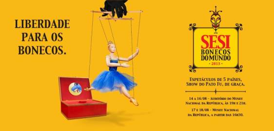 Festival de Bonecos começa hoje em Brasília