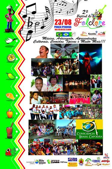 Acontece hoje o Festival de Folclore Cuiabá 2013