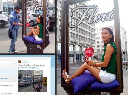 Flerte e café grátis nas ruas de Belgrado