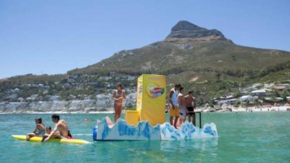 Vending machine flutuante invade as praias da África do Sul