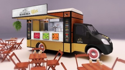 Gastronomia 100% cervejeira estaciona nas ruas de SP