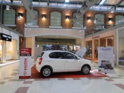 Toyota-Kaizen instala quiosque no Bangu