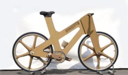 Bicicleta de papelão é a última novidade ecológica