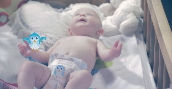Huggies apresenta a fralda que envia tweets