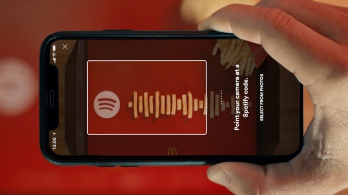 mcdonalds spotify