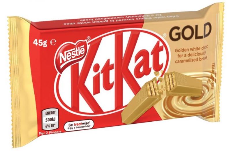 KitKat Gold desembarca no Brasil em edição limitada