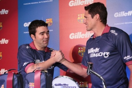 Gillette reúne ex atletas do FC Barcelona em evento
