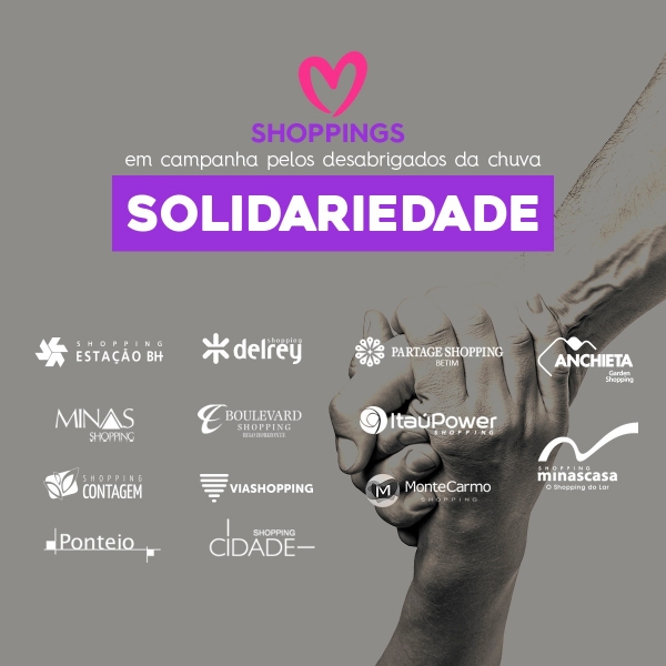 Shoppings mineiros fazem pontos de coleta de doações para desabrigados