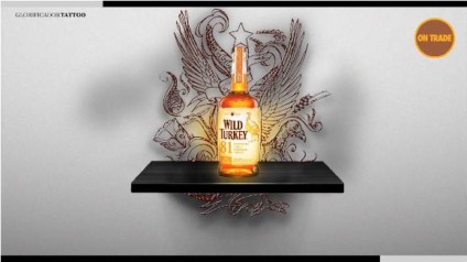 Campari do Brasil promove Wild Turkey com tatuagem