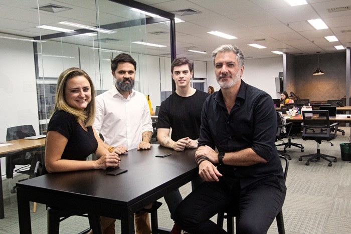 Martina, Elder, Bruno e Mauricio 