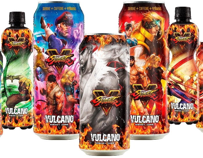 Sol Bebidas cria edição especial do Vulcano Street Fighter