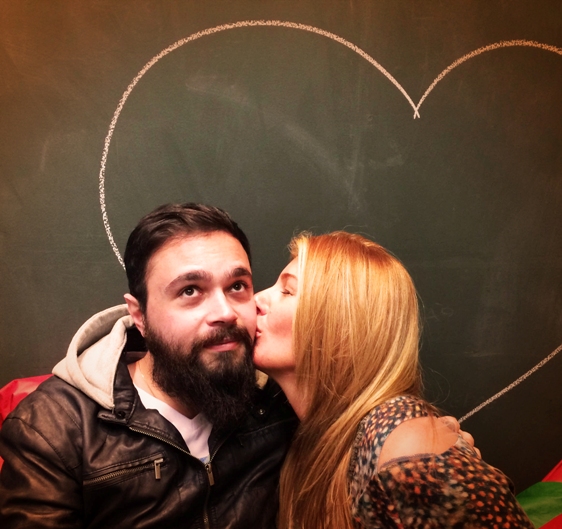 Gabriel Cal e Marina Corti.