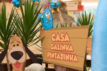 Atrações especiais da Galinha Pintadinha no Center Shopping