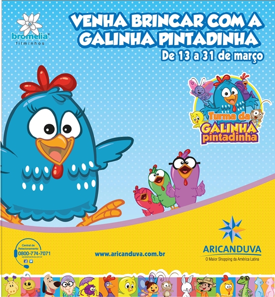 Páscoa com a Galinha Pintadinha no Aricanduva