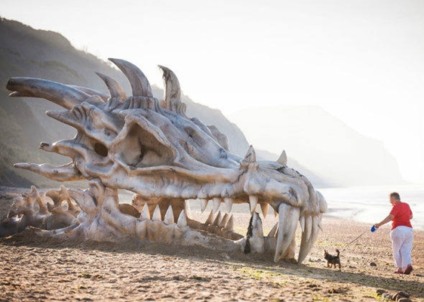 Game of Thrones implanta crânio de dragão na Inglaterra
