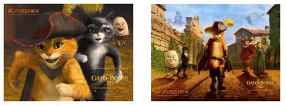 Kinoplex tem brinde exclusivo do Gato de Botas