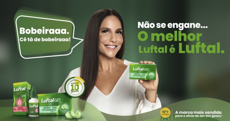 Luftal estreia campanha com Ivete Sangalo