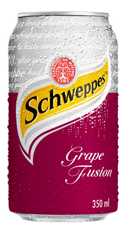 Schweppes cria sabor que mistura uva verde e goiaba