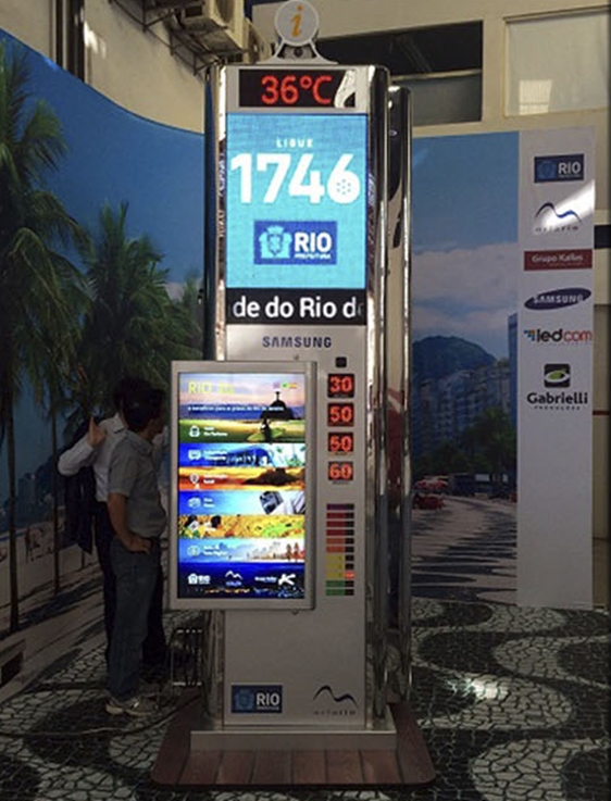 Grupo Kallas instala totens informativos no Rio de Janeiro