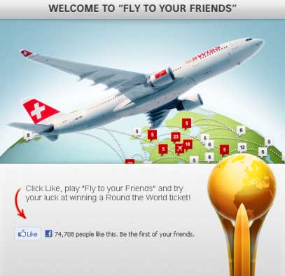 Swiss marca presença nas redes sociais com promo