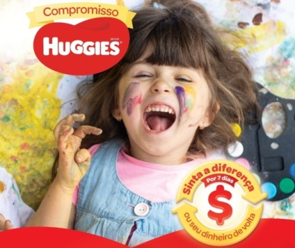Campanha da Huggies garante o dinheiro de volta