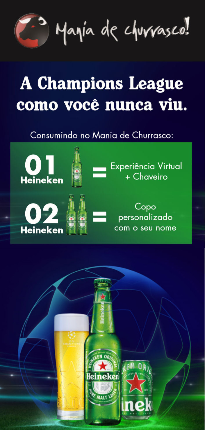 heineken e mania de churrasco