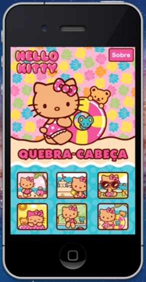 Chega ao mercado o app quebra-cabeça Hello Kitty 