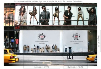 H&M deixa vitrina nas mãos de clientes