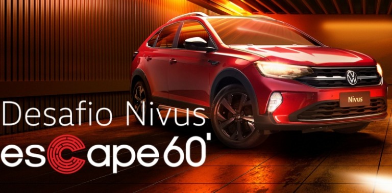 VW e Escape60 premiam vencedor de jogo on-line com carro zero
