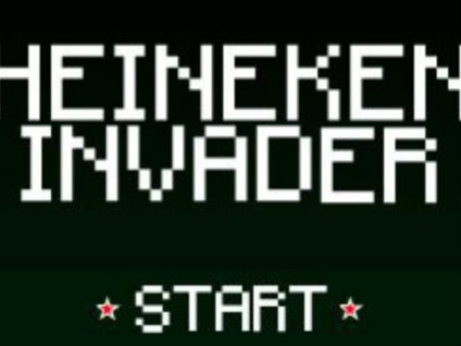 Heineken leva suas garrafas ao Space Invaders