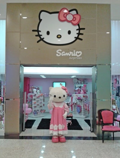 Sanrio promove tour com Hello Kitty no mês das crianças