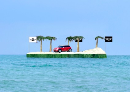 Visar coloca MINI no meio do mar