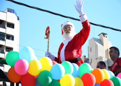 Papai Noel chega ao Floripa Shopping