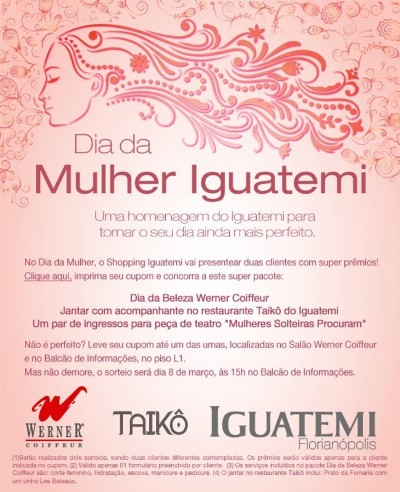 Um dia de beleza no Iguatemi Florianópolis