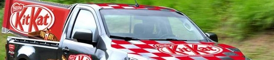 Nestlé mostrou Kit Kat na Fórmula Indy