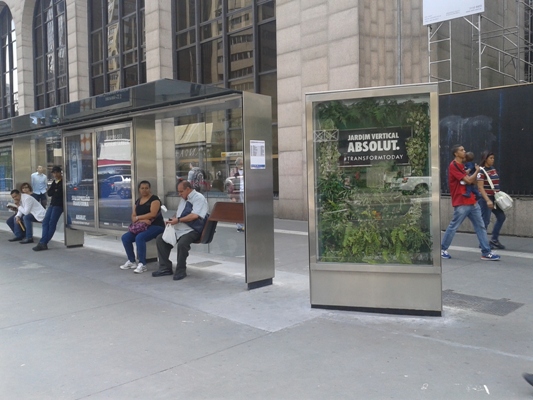 O objetivo da Absolut é levar mais verde para a cidade de São Paulo.