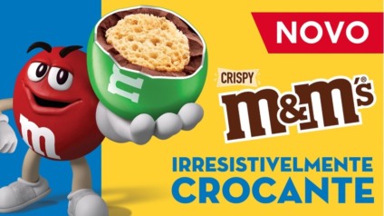 M&M’S Crispy chega ao Brasil
