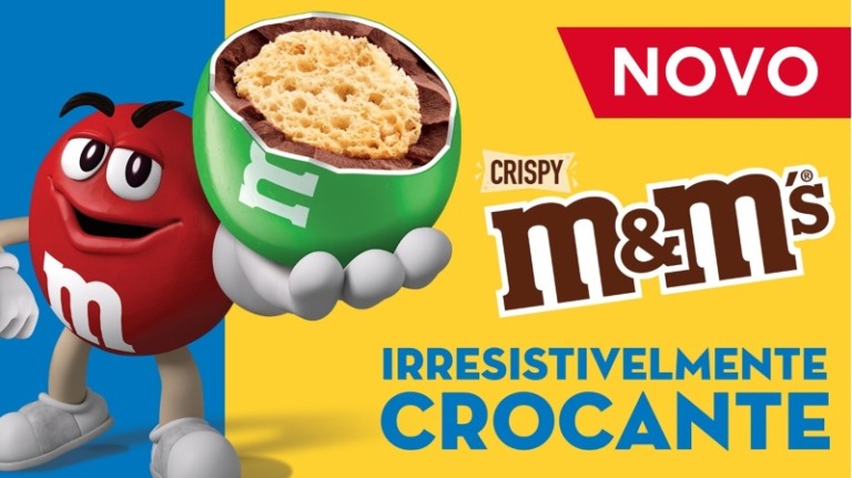 M&M’S Crispy chega ao Brasil