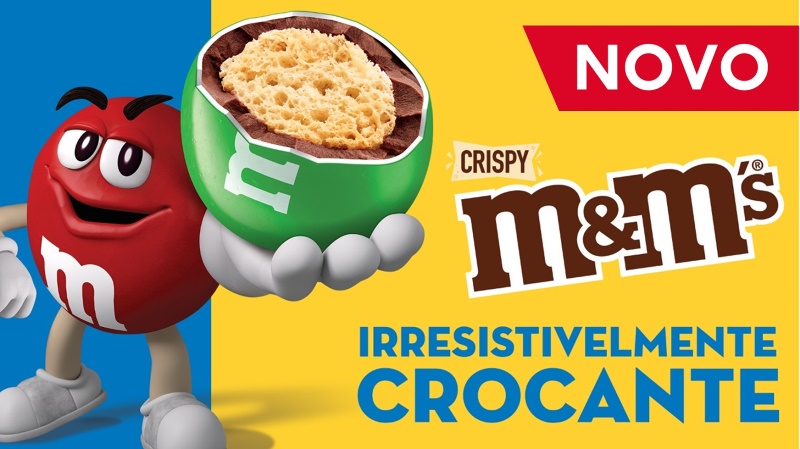 M&M’S Crispy chega ao Brasil 