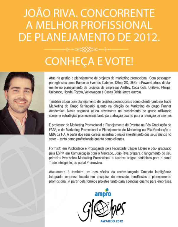 Profissionais do Ano da Ampro 2012 