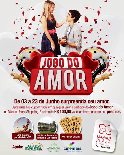 Manaus Plaza propõe jogo para namorados