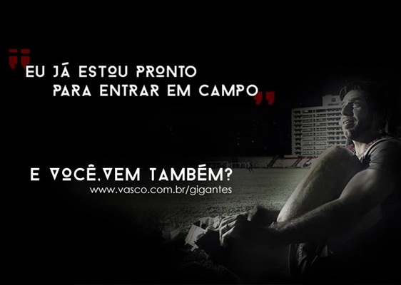 Vasco convoca torcedores a participarem de vídeo