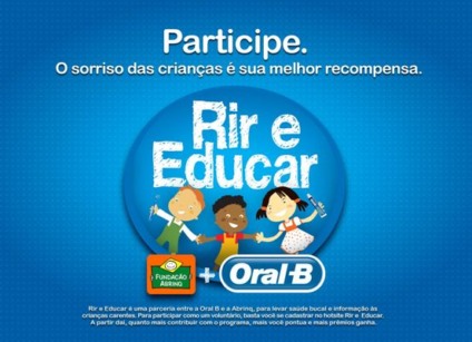 Mix assina o projeto Oral-B Rir e Educar