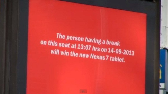 Quem senta e espera ganha um Nexus 7 da Kit Kat