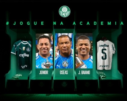 Palmeiras prestigia torcedores com o "Jogue na Academia"