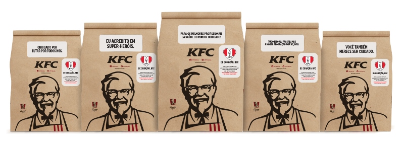 KFC distribuirá 60 mil lanches para profissionais de saúde